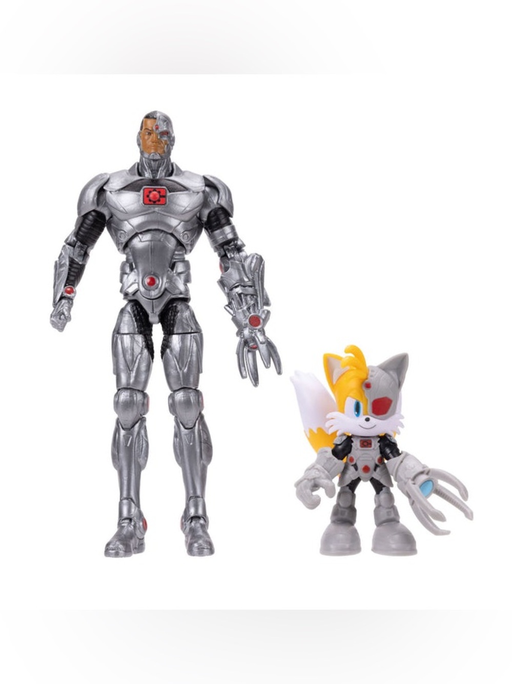 DC x Sonic the Hedgehog Multipack - Cyborg & Tails as Cyborg Action Figures